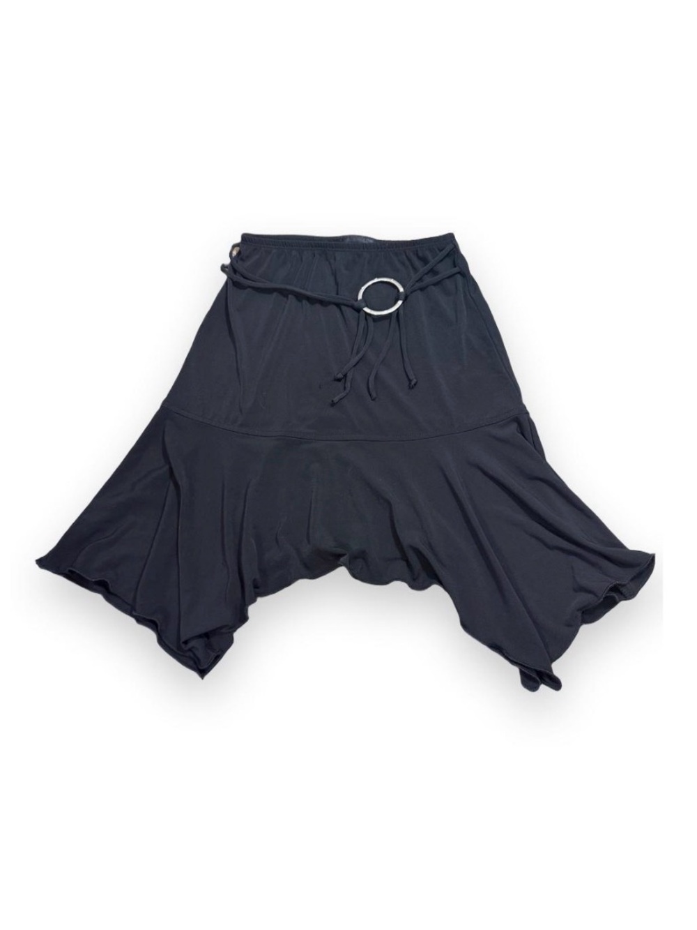 B-Wear Byer Girl Black Asymmetrical Fairy Grunge O-Ring Skirt S